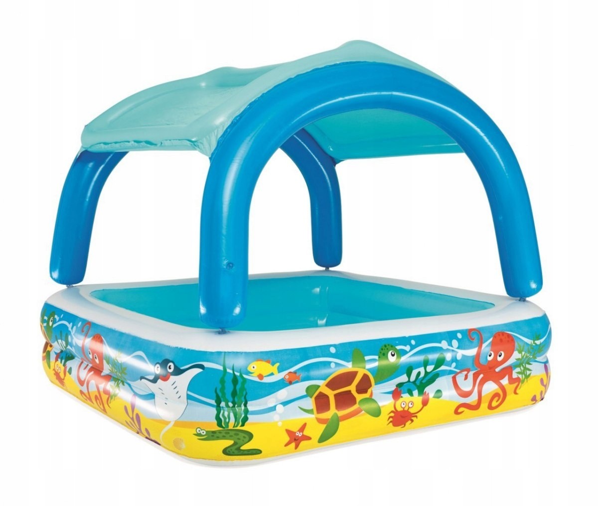 Nafukovací štvorcový bazén Bestway 140 x 140 cm
